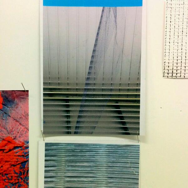 lourussell_'s tweet photo. Mood board snippet #moodboard #linear #stripes #blue #orange http://t.co/qhsI8eYAT2