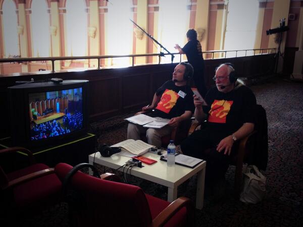 SamJohnstone10's tweet photo. Nigel Simpson and Tony Thomas: our intrepid presenters for Schubertiade one #3mbsmarathon @3MBSfinemusic http://t.co/UwoJHni36C