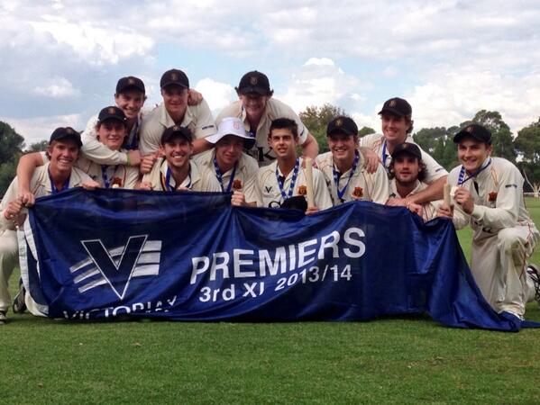 StKildaCricket's tweet photo. The St Kilda CC 3rd XI #premiers http://t.co/TioImKCgYu