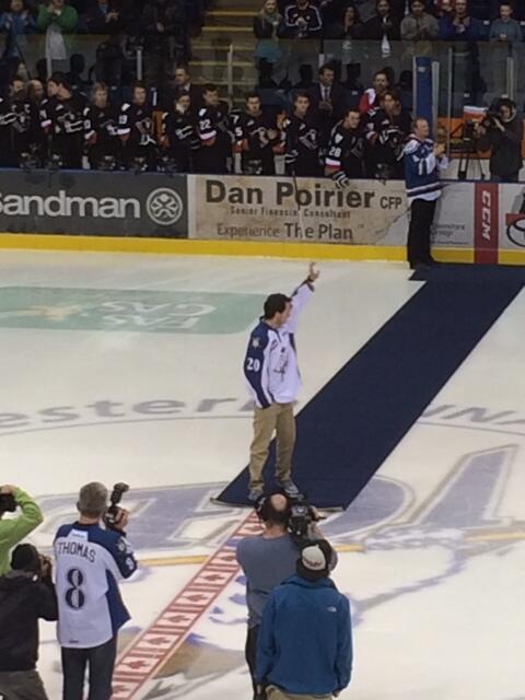 TheWHL's tweet photo. Tim Bozon back in Cranbrook
#getwelltim @WHLKootenayICE http://t.co/A0wRyRMzLE