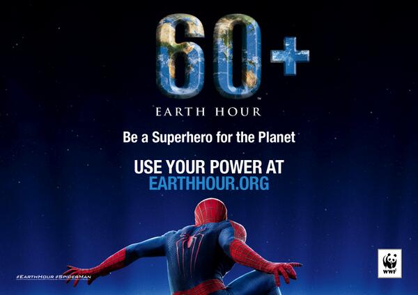 earthhour's tweet photo. #EarthHour 2014 shows our world is full of Superheroes for the Planet. Join the movement at http://t.co/HxefGDqjdL http://t.co/21PEfjWrAE