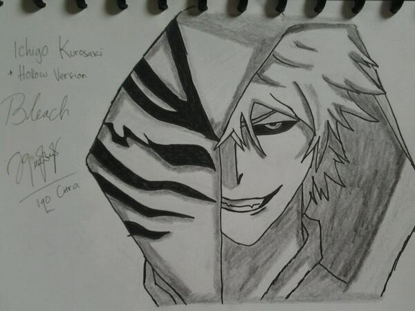 citra_iqo's tweet photo. Ichigo kurosaki *hollow version* http://t.co/Tq4Xln0H8z