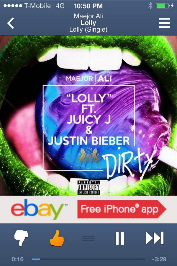 SheReallyMilli's tweet photo. #trivBEIBER #Thumbsup TO any song wit the phrase bootycheeks in it http://t.co/8bVQJTgnhC