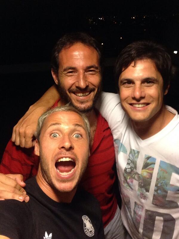 Junto a Dos grandes amigos. Marian Sardi y <a href="/lucas_nardi/">Lucas Nardi</a> .