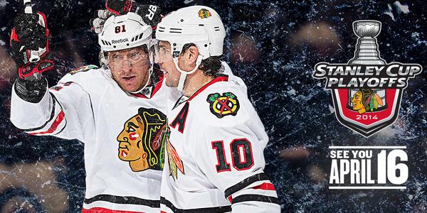 With Phoenix's 3-1 loss to Minnesota, the #Blackhawks have clinched a 2014 Stanley Cup Playoff berth!