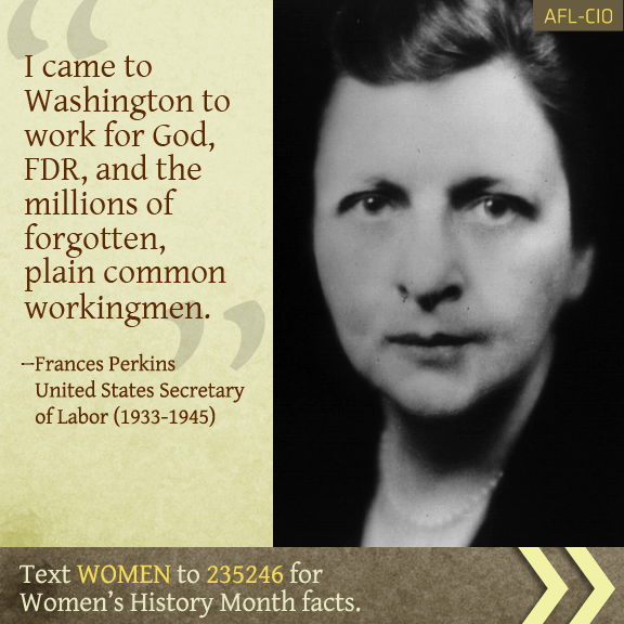 AFLCIO's tweet photo. Text WOMEN to 235246 for Women's History Month facts #NWHM #WHM2014 http://t.co/2IP7PGPv9V