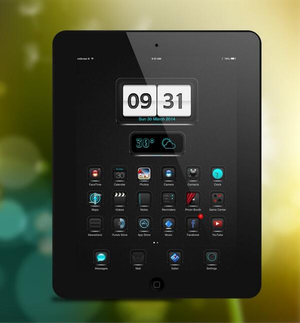 int3rnist's tweet image. Today's Theme
BlackEdition #winterboard
#iWidget + #HomescreenDesigner + #Iconomatic #ios7 #iwidget #cydia #ipad