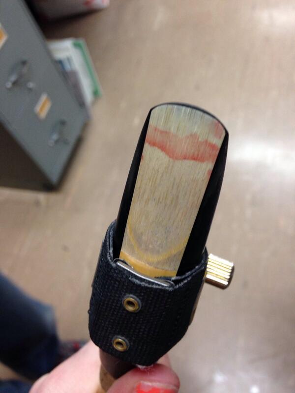 SaxPlayerProbs's tweet image. Ever play so hard you bleed?