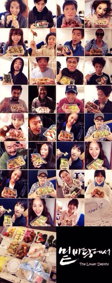 HNH0301's tweet photo. 문진아 배우님 팬분이 보내주신
정성가득가득한 도시락 입니당:) 
맛있게 먹고 막공까지 힘차게
달려보겠습니다~~~~~!!!!! http://t.co/RyWNjQ6zwe