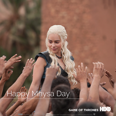 <a href="/GameOfThrones/">Game of Thrones</a> Naturally, #MothersDay wouldn't be complete without this. #HappyMhysaDay #GoTSeason4 is coming.