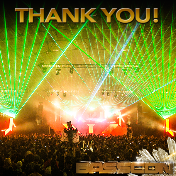 Thank you all for coming out tonight. We could feel the love from #TeamBasscon! #drivesafe