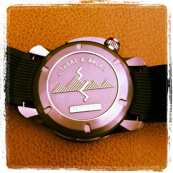 Here's the caseback of the #Bremont #limitededition Terra Nova #GMT #titanium <a href="/polarben/">Ben Saunders</a> <a href="/scottexpedition/">The Scott Expedition</a>