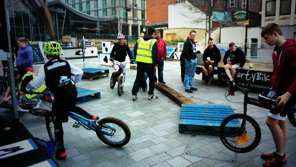 You can give it a go on a Bmx &amp; watch the pros <a href="/BTSheff14/">Bike Trial Sheff2014</a> - all proceeds to the #archerproject, come along TODAY