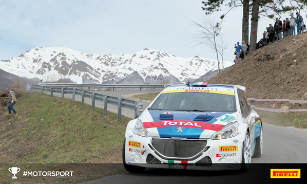 pirellisport's tweet image. #Andreucci &amp;amp; #Andreussi take 3rd at Rally di Ciocco. RT if you’re a rally fan!