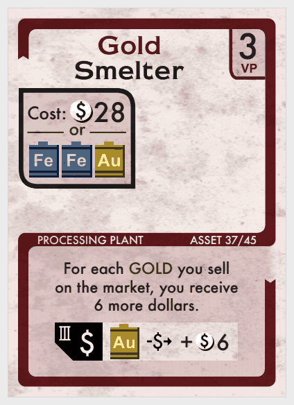 OreMiningGame's tweet photo. Let's keep it going! We've got some WIP for our gold smelter! Let us know any feedback on the symbology! #tabletop http://t.co/yxyZHfwrig