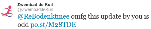 ReBodenktmee's tweet photo. @ZwembaddeKuil computer/smartphone gehacked? http://t.co/WDRvmpzTFa