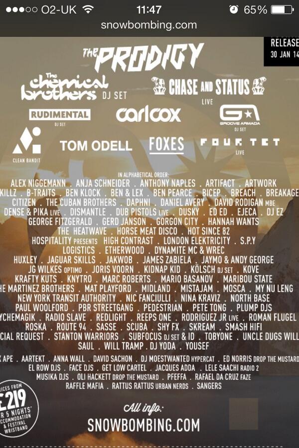docherty1982's tweet photo. Spare place for this if someone wants it.....£685 #snowbombing #twickets all passes and ski hire incl http://t.co/JzUitpOmEv