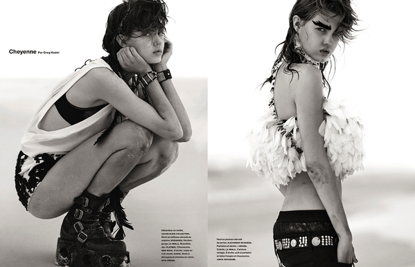 LaPerlaLingerie's tweet photo. Model @lindseywixson wears a La Perla bra and briefs in the Cheyenne editorial by @NumeroMagazine. http://t.co/v5A4TQmlyE