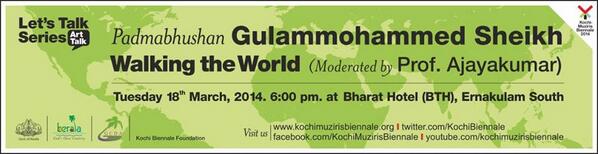 After Bose Krishnamachari, Pors &amp; Rao and Benitha Perciyal,looking forward to another Kochi Muziris Biennale event!