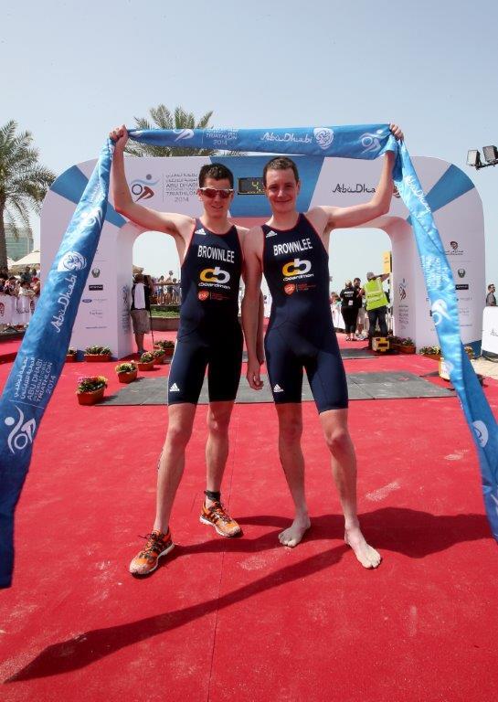 AbuDhabiTri's tweet photo. Check out #AbuDhabiTri event picture galleries on http://t.co/5CtAQml7Di - today it's the short course elite winners http://t.co/qrqtJriFkA