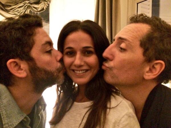 echriqui's tweet photo. "@gadelmaleh: @ManuPayetOff &amp; @echriqui on a fait une autre version de l'affiche de #CComplique. Au ciné demain ! http://t.co/Syb00qvyTo"xxx