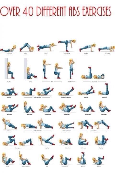 40+ Different Ab Workouts 💪