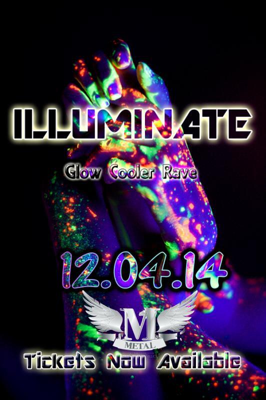 VividProjects's tweet photo. Get your tickets now for ILLUMINATE. The Ultimate Glow Cooler Rave at METAL BOUTIQUE Sheraton Mall. http://t.co/LyossZvo18