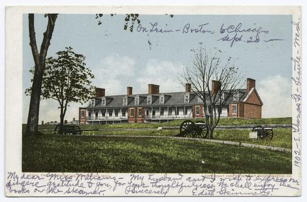 Old Barracks at Fort Wayne postcard - ca. 1902-03 (NYPL)
#Detroit #Detroithistory