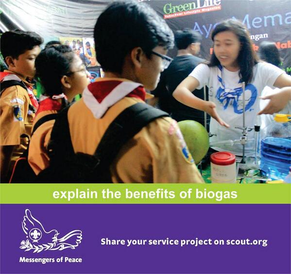 Airin. She is MoP from <a href="/Dirsaka_Scout/">廊坊楼凤</a> , she explain our benefit biogas scout.org #MessengerOfPeace