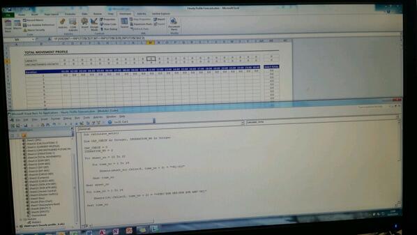 LauraBirtwell's tweet image. Day 31 of #100happydays Developing new programs at work to make my life easier #excelnerd