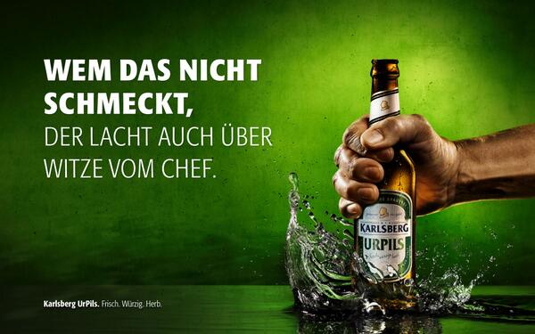 Wem das nicht schmeckt, der hat auch nix zu sagen. Eigenen Spruch einsenden und gewinnen: karlsberg.de/Aktionen/403