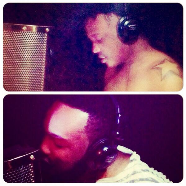 7EBATAILLON's tweet photo. Attaque à outrance ✔️ Ritchie kotazo &amp; Le Roi Saladin 🎤 en plein enregistrement voix final ! "CARTONROUGE+10". http://t.co/pMYmjbDqaZ