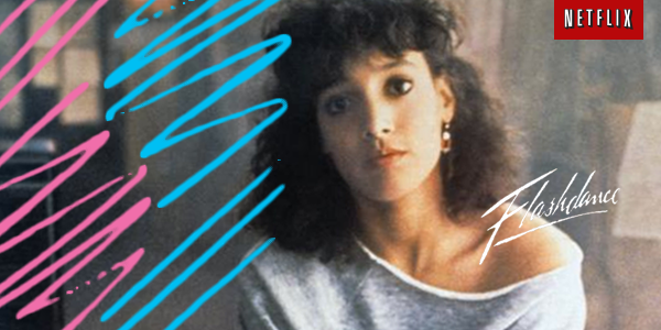 netflix's tweet photo. Don't watch this movie unless you're prepared to maim all of your sweatshirts. Flashdance is #NowOnNetflix http://t.co/jzw8aach4c
