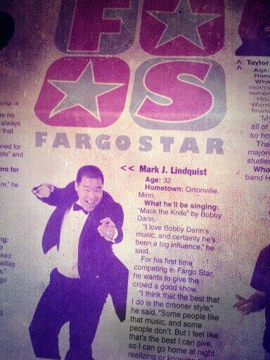 aebye's tweet image. Come out saturday 6p to @HubFargo to listen &amp;amp; vote my friend @MarkJLindquist to win fargo star!