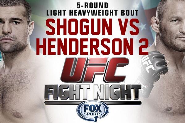 FightMaker's tweet photo. Who wins the Shogun vs. Henderson 2 fight?

RT for @ShogunRua

Fav for @DanHendo 

#UFCFightNight #UFC #MMA #FanForum http://t.co/7sZJ4HvVc3