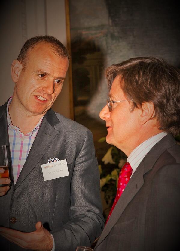 Simon Davies in full swing at our launch event last Thursday!