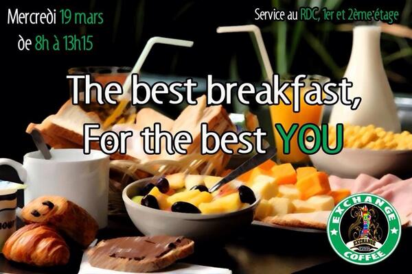 ExchangeInseec's tweet photo. Tomorrow >> Come exchange your breakfast @INSEEC ! Crepes, muffins, cakes, frosted flakes from 8h to 13h15 :) http://t.co/K8mOKLcJ9n