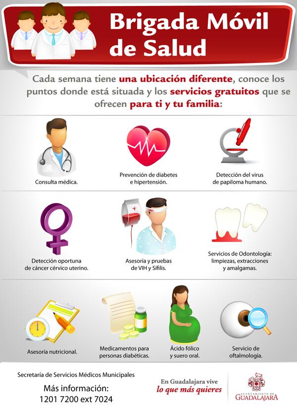 GuadalajaraGob's tweet photo. Esta semana los servicios gratuitos de la Brigada Móvil de Salud en Presa de las piedras # 105 en la Col. Tetlán. http://t.co/YAaFZiWLtA