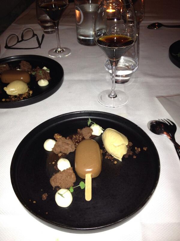 En als toetje van vanavond: Magnum! Geweldige avond! <a href="/RestaurantTOV/">Restaurant TOV</a> #lezersdiner