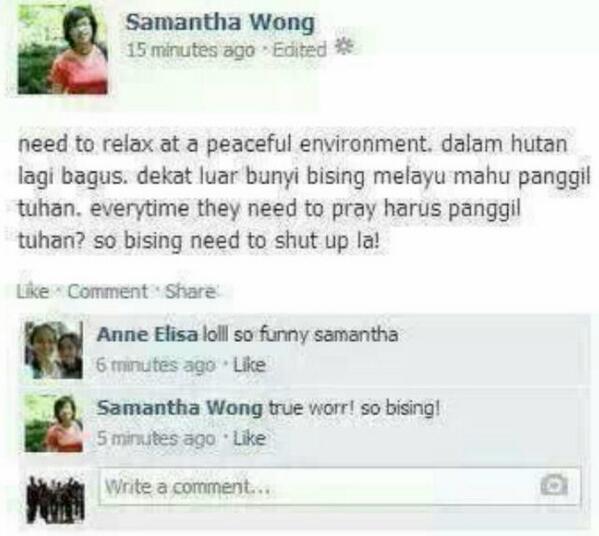 Adamayajohan's tweet photo. Apa tindakan? http://t.co/sAdYbsy1TH