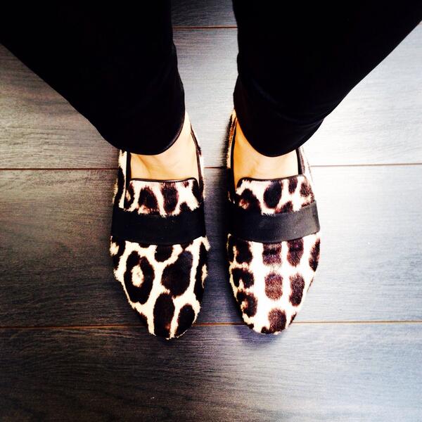 RaMill's tweet image. “@thezoereport: Leopard is the new black at RZHQ #celine #zoereporter http://t.co/cFdYIpjNnn” want!