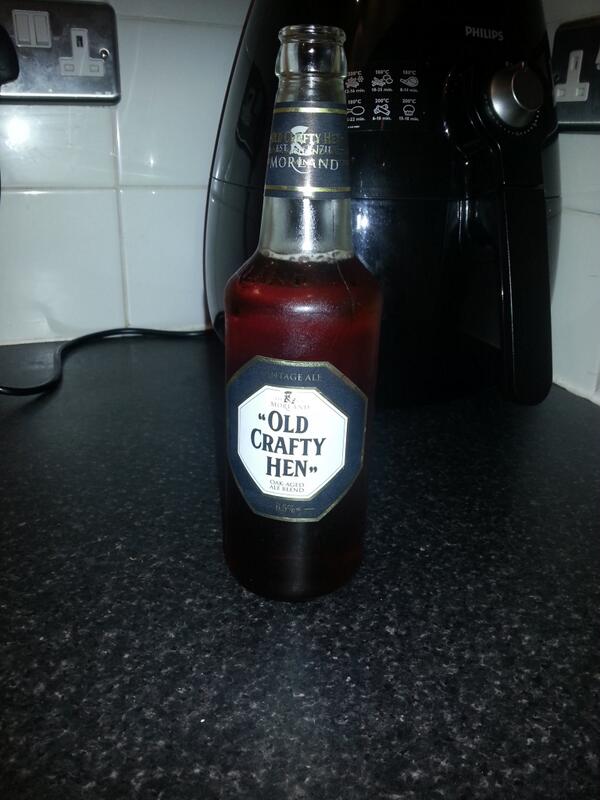 BenW1863's tweet photo. Celebrating thirteen years with Tesco with an Old Crafty Hen! Lovely stuff! @mj_toni http://t.co/JTPXhADTtY