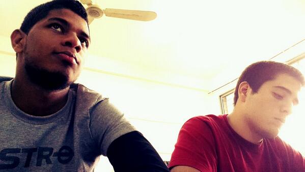 raffa1095's tweet photo. Classes!! With @AmilcarRey http://t.co/vOOJOM0sgX