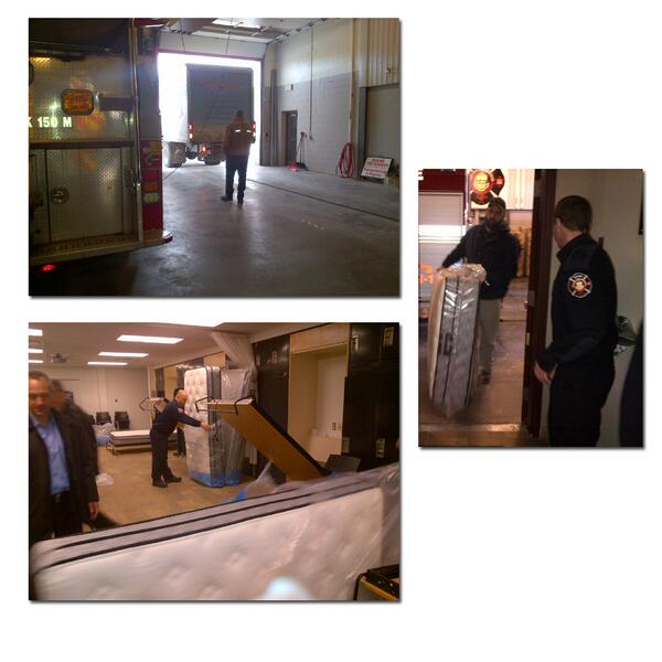 SleepCountryCan's tweet photo. Today we outfitted all of the #Oshawa fire stations with new beds to help everyone get a #BetterSleep. http://t.co/LeDnPEL451