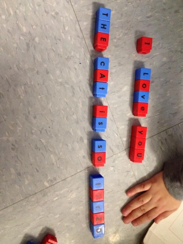 NancyStazzone's tweet photo. Keeping word practice fun in room 2. http://t.co/2c9lIfbX7w