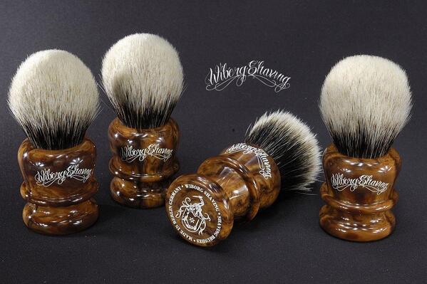 Wiborg Faux Briar Finest Two-Band Badger Shaving Brushes will be added soon to the website.