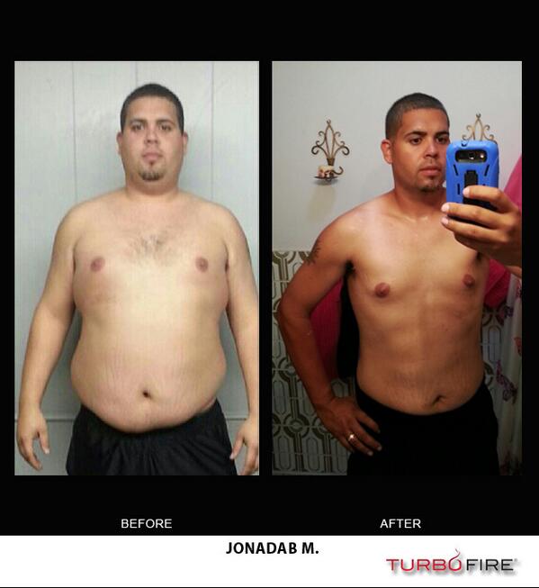 TurboFire's tweet photo. #TransformationTueday  Jonadab M. lost an incredible 105 lbs with Turbo Fire! http://t.co/5Wy1gwp8Lj http://t.co/95sed9e0x9