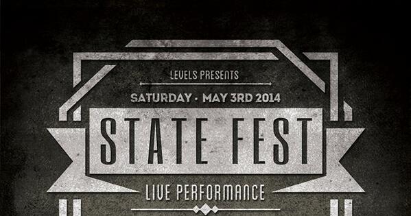 LevelsBar's tweet image. Some of @TheStateFest lineup will be announced THIS FRIDAY!!

Follow them on Twitter and FB FB.com/StateFest