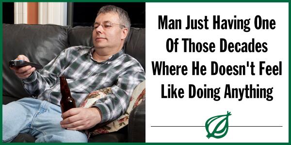 TheOnion's tweet photo. "I’m going to chill out on the couch for the rest of the decade and see what’s on Netflix." http://t.co/KjFwT8humJ http://t.co/u6RHO8MMtT