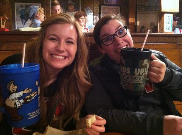 If @IWUHoops can eat at Lamberts, so can we! #hellomissouri #welovefood @ohsuzicue @katejones204